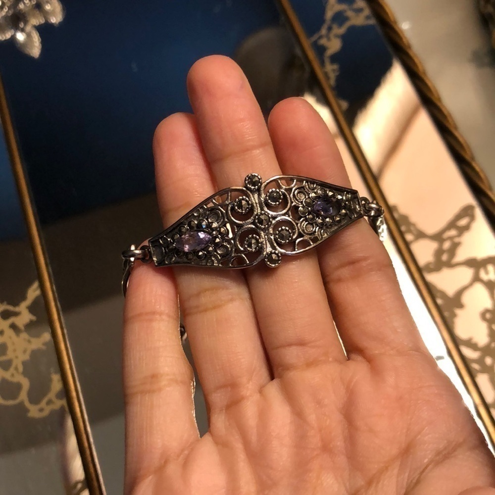 Purple stones bracelet 30